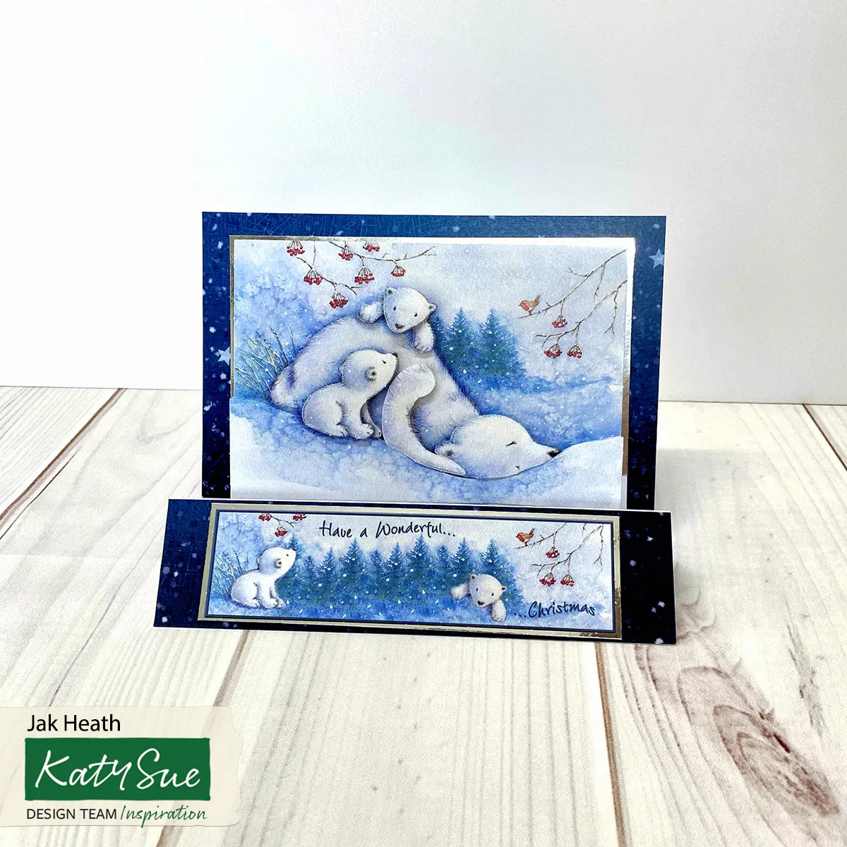 Découpage prédécoupé – Ours polaires (lot de 3)