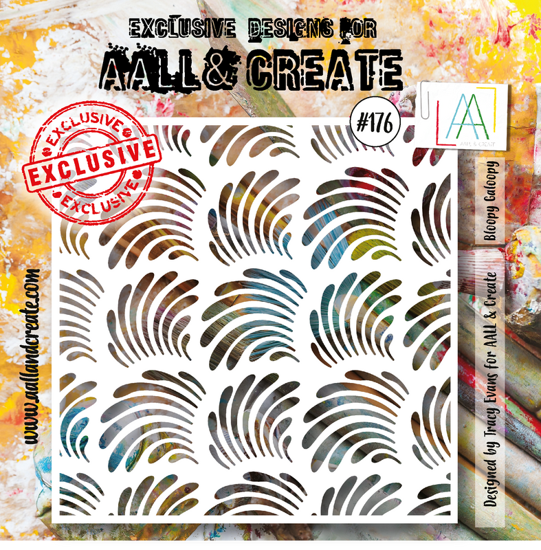 Gabarit AALL and Create 15x15cm - #176 - Bloopy Galoopy