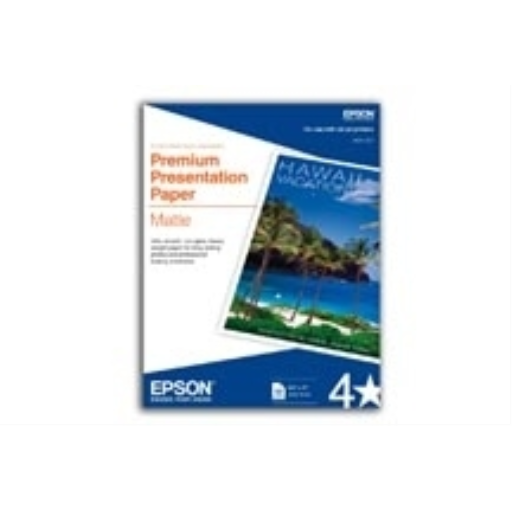 Epson Premium Presentation Paper Matte, (8"x10") (50