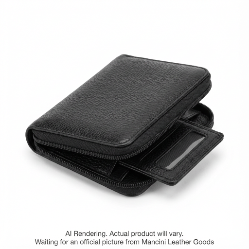 Zippered RFID Billfold w/ Passcase