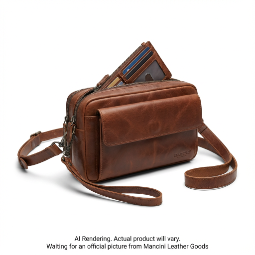 Unisex Bag w/ Zip Organizer Pocket