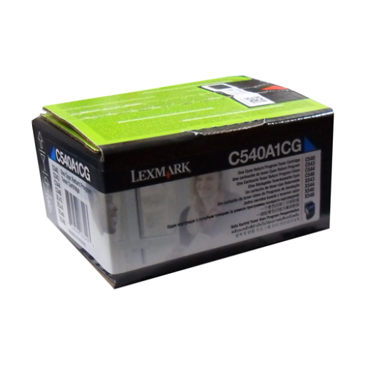 Cartouche de toner Lexmark C54x, X54x cyan 1 000 pages programme de retour