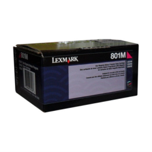 80C10M0 Cartouche de toner magenta Lexmark CX310,410,510 programme de retour 1K