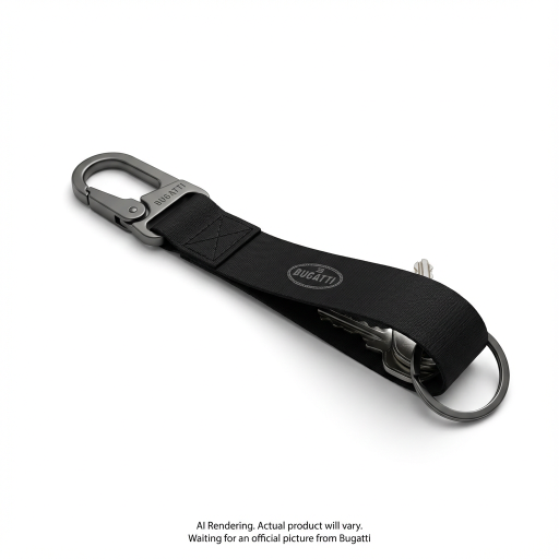 Porte-clés Downtown Essentials - Boucle en alliage de zinc et d'aluminium TAC2633BU-BLACK