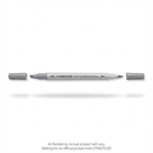 Surligneur double-pointe - Gris