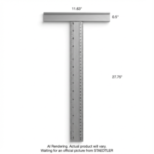 Équerre en T de 24 po en aluminium avec tête