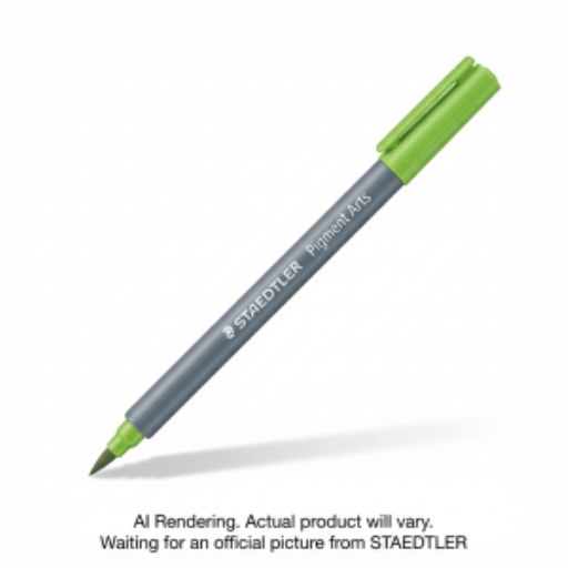 Pigment Brush Pen Lime Green