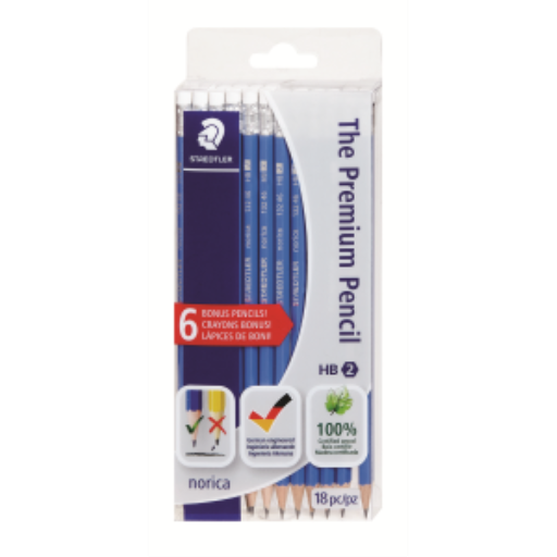 Crayon Norica 18 paquets FSC 100 %