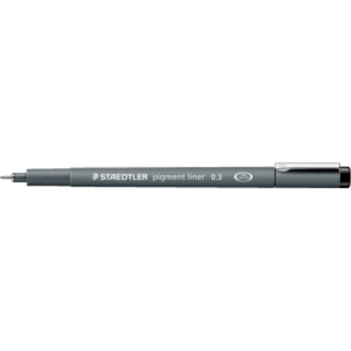 Fineliner pigment liner 0.3mm black