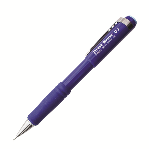 Porte-mine rétractable Twist-Erase III, (0,7 mm), corps bleu