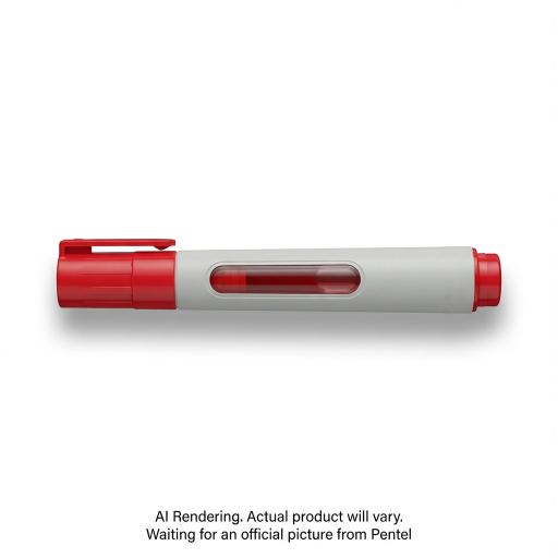 Marqueur tableau blanc Easyflo, pointe ogive, (6,0 mm) encre rouge