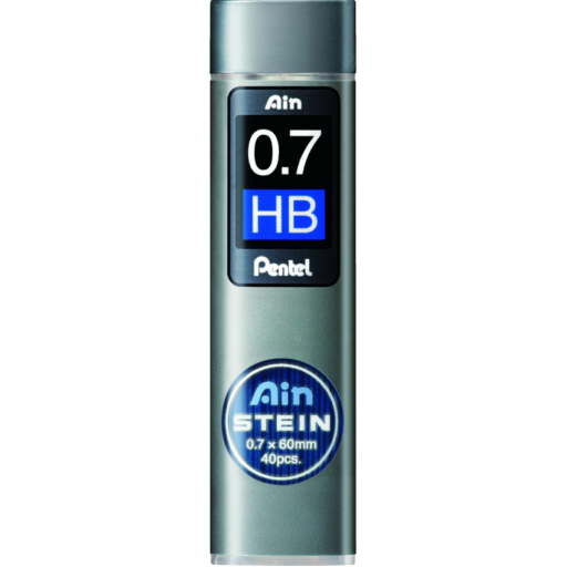 Ain Stein Lead Refill (0.7mm), HB, 40 Leads per Tube