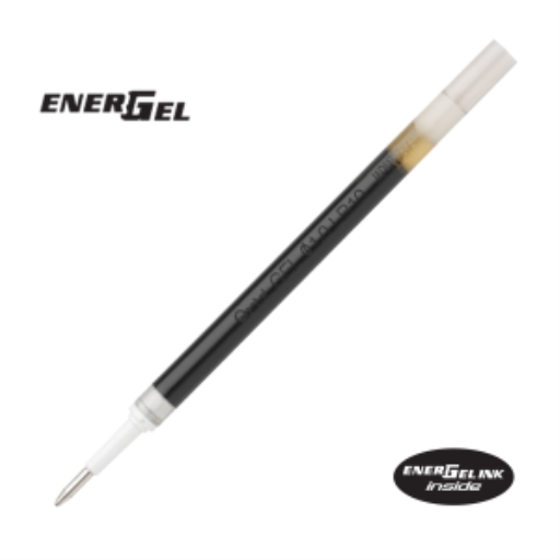 Recharge d'encre – Pour stylo gel EnerGel (1,0 mm), pointe large, encre noire