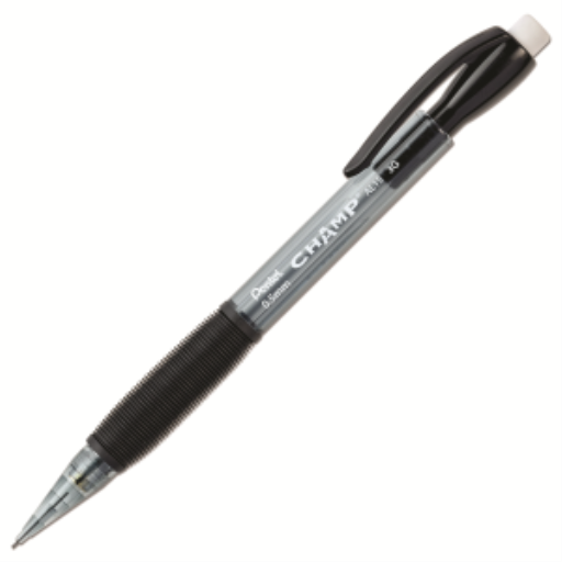Porte-mine CHAMP (0,5 mm), corps teinté noir