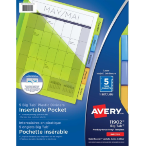 INTERCALAIRES PLASTIQUE, 5 ONGLES, 1 JEU, MULTICOLORE