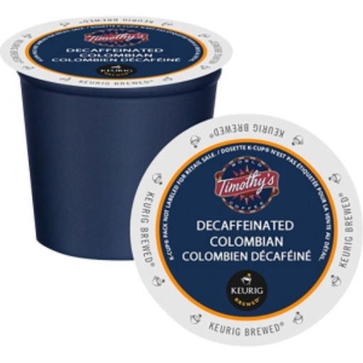 CAFÉ-K CUP TIMOTHY'S DÉCAF COLOMBIEN-06775 24/BX
