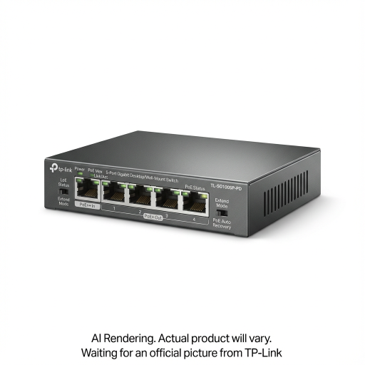 5-Port Gigabit Desktop Switch with 1-Port PoE++ In and 4-Port PoE+ Out