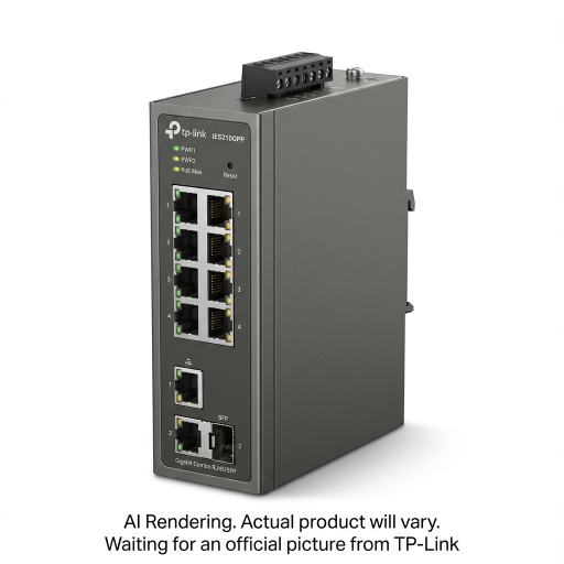 Omada 10-Port Gigabit Industrial Easy Managed Switch with 6-Port PoE+ and 2-Port PoE++
