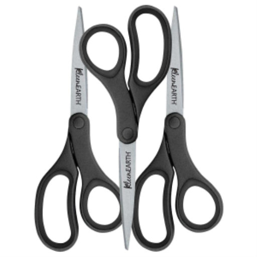 3PK: KleenEarth® 8” Straight Basic Black Handle Scissors /
3PQT: Ciseaux à prise droite de base KleenEarth®, 8 po – noir