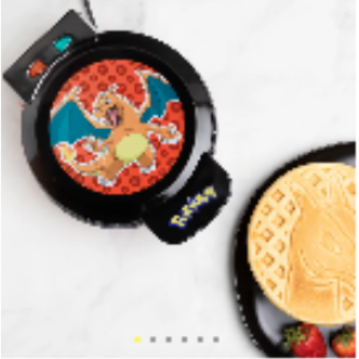 Moule à gaufres Salamèche Pokémon de 7 po – Gaufrier antiadhésif de type Feu pour les dresseurs de Pokémon
