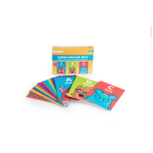 Jumbo ABC Emotion Cards - Version anglaise