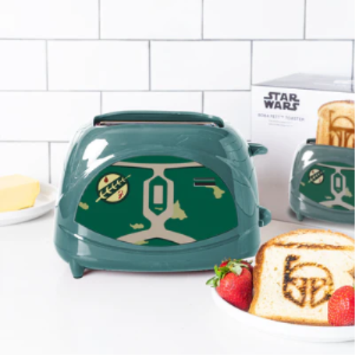Star Wars Boba Fett Elite Toaster - 2-Slice Character Toaster with Mythosaur Logo Toasting