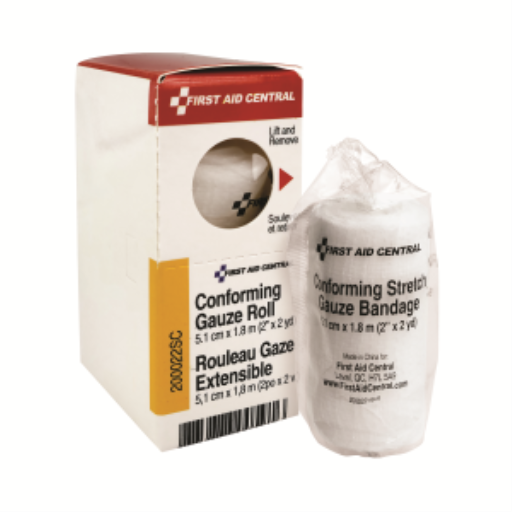 Conforming Stretch Gauze Bandage, 5.1 cm x 1.8 m (2" x 2yd), 1/box