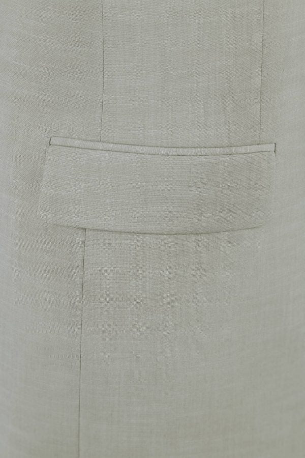 BUILD YOUR PACKAGE: Light Grey Slim Fit Suit (Package Includes 2 Pc Suit, Shirt, Necktie or Bow Tie, Matching Pocket Square, & Shoes)