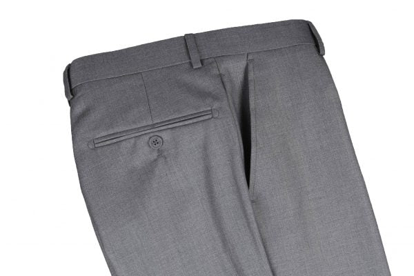 BUILD YOUR PACKAGE: Light Grey Slim Fit Suit (Package Includes 2 Pc Suit, Shirt, Necktie or Bow Tie, Matching Pocket Square, & Shoes)