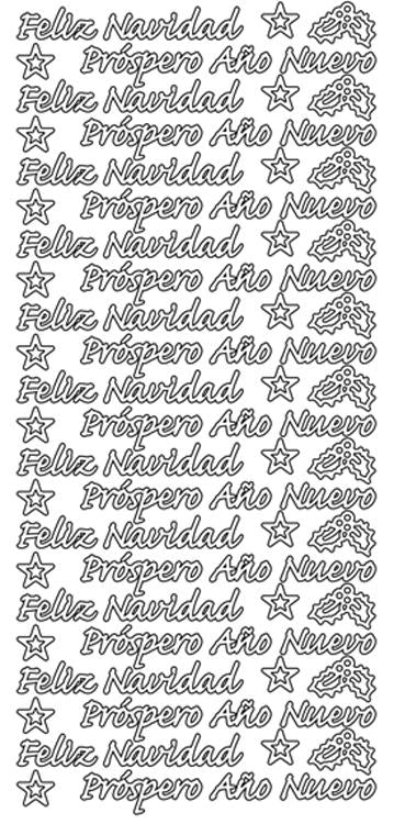 Autocollants pelables - Feliz Navidad Prospero