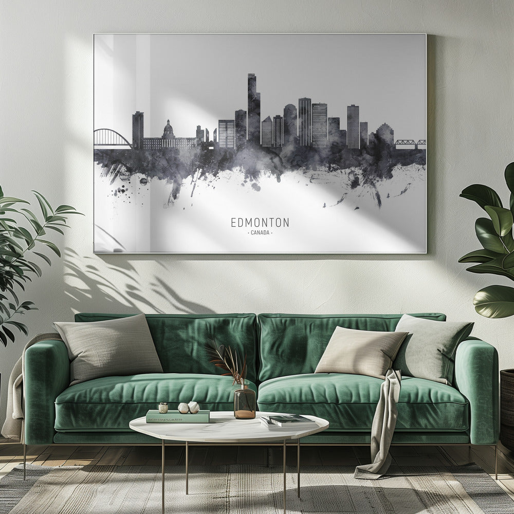 Wall art Edmonton Canada Skyline