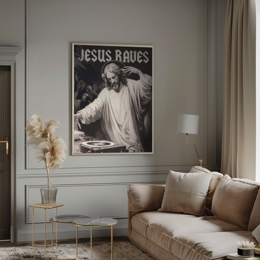 Wall art Jesus Raves