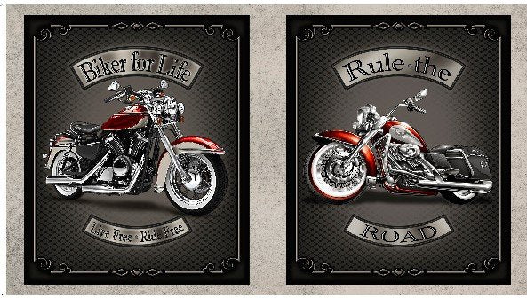 Panneau moto Ride Free -28771-K
