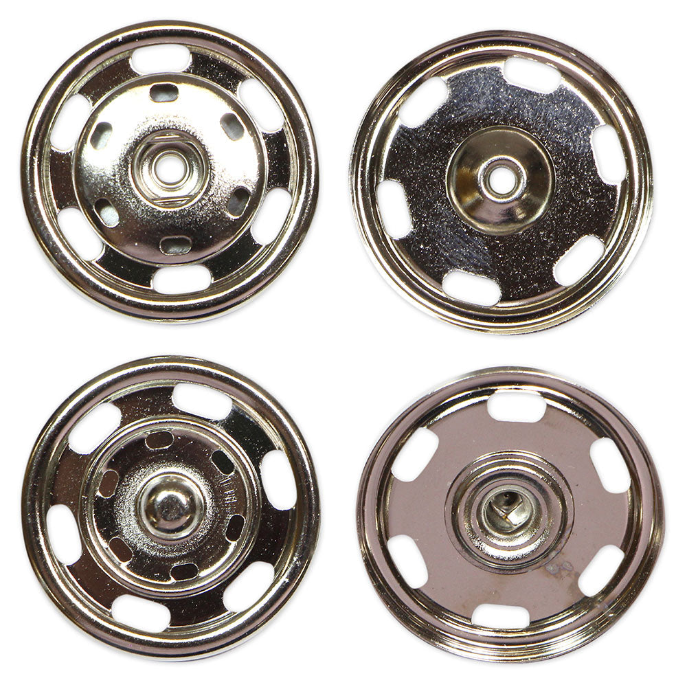 Snap Fasteners - size 30mm ( 1 1⁄8″) - 2 sets