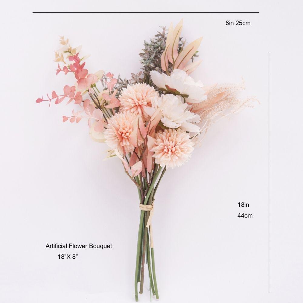 Bouquet de fleurs artificielles Maddie 45,7 cm x 20,3 cm