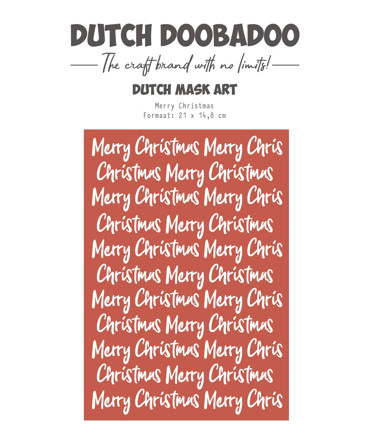 Dutch Doobadoo DDBD Dutch Mask Art Joyeux Noël A5