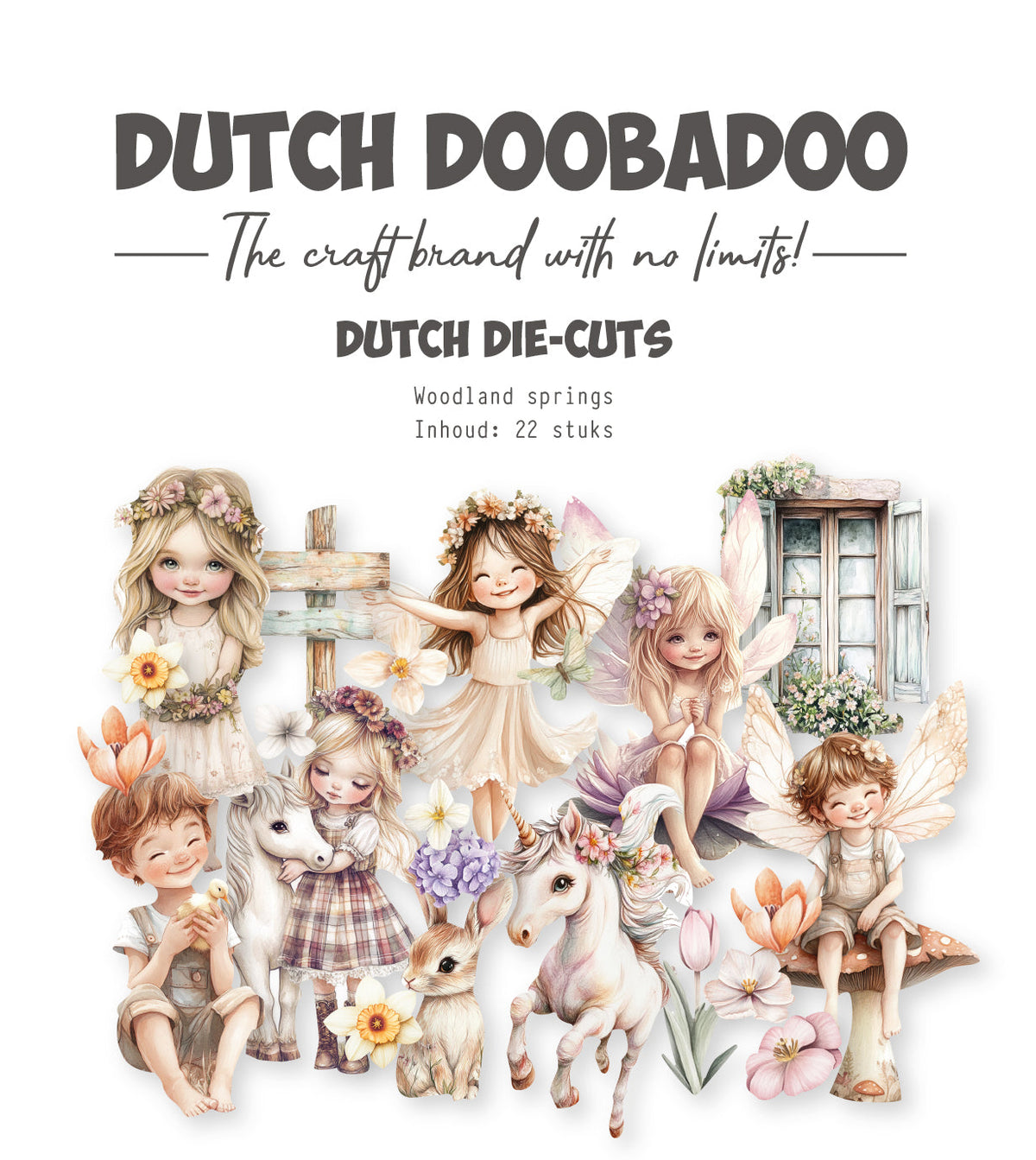 Dutch Doobadoo DDBD Collage Découpes Sources des bois