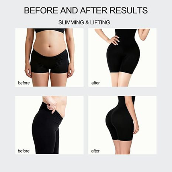Everyday Snatched Waist Cami Shaper,Open Crotch Design,No-Roll Flat Leg Shapewear-Ultimate Tummy Control & Booty Lift Bodysuit For Women