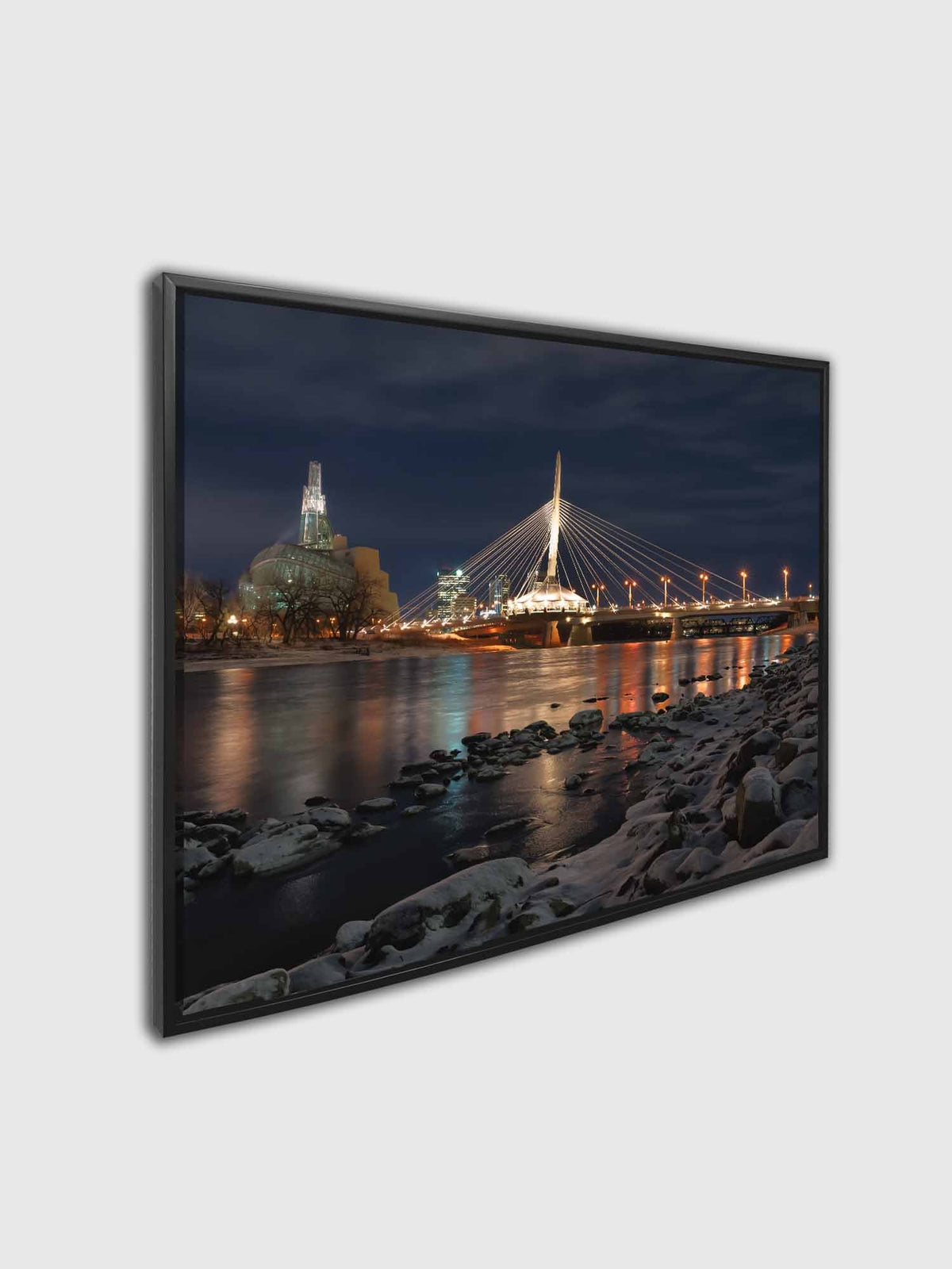 Winnipeg Skyline Wall Art - Canvas Prints - RGB Varnish