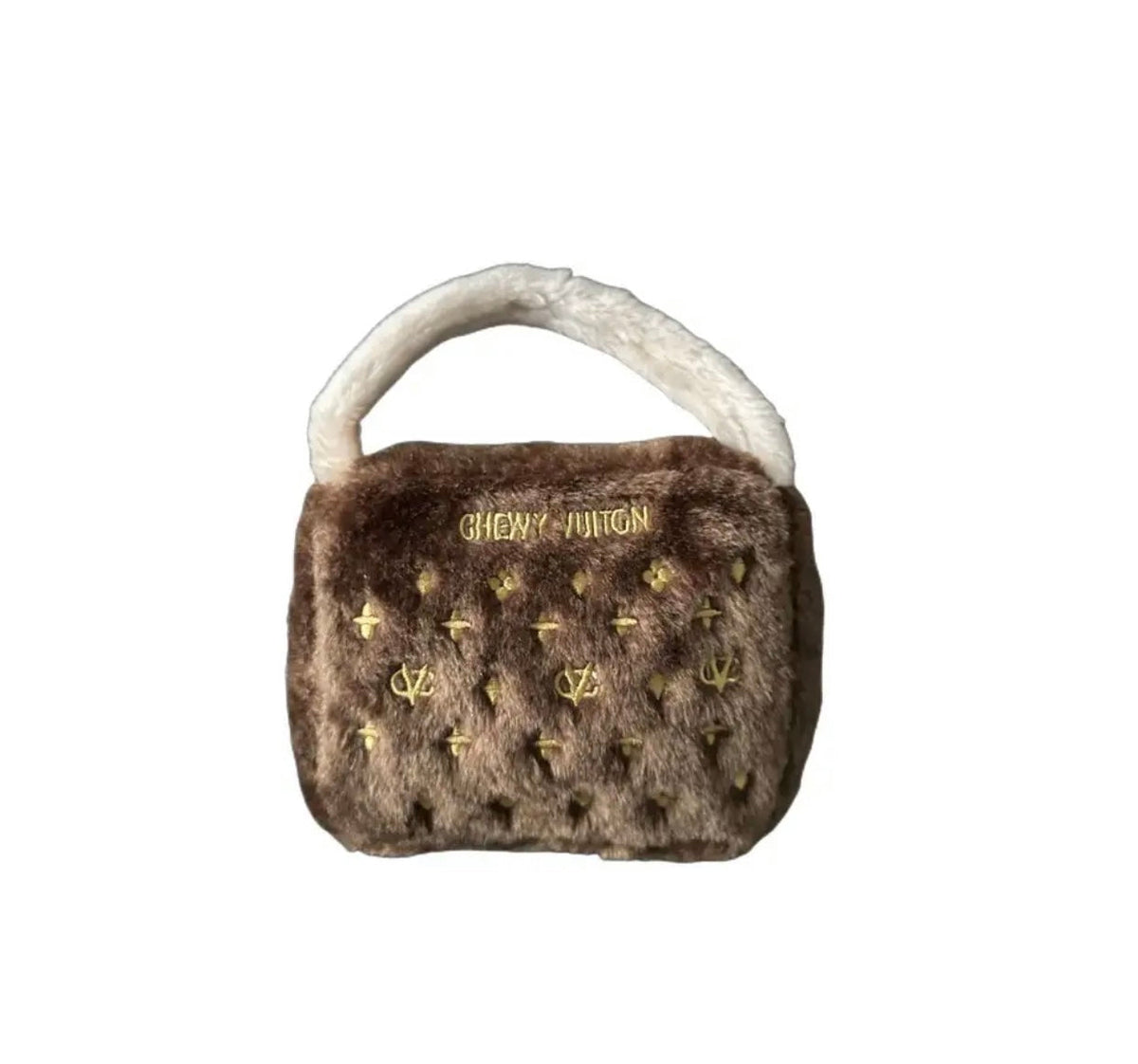Jouet en peluche sac Chewy Vuitawn – Jouet de luxe en peluche pour chien