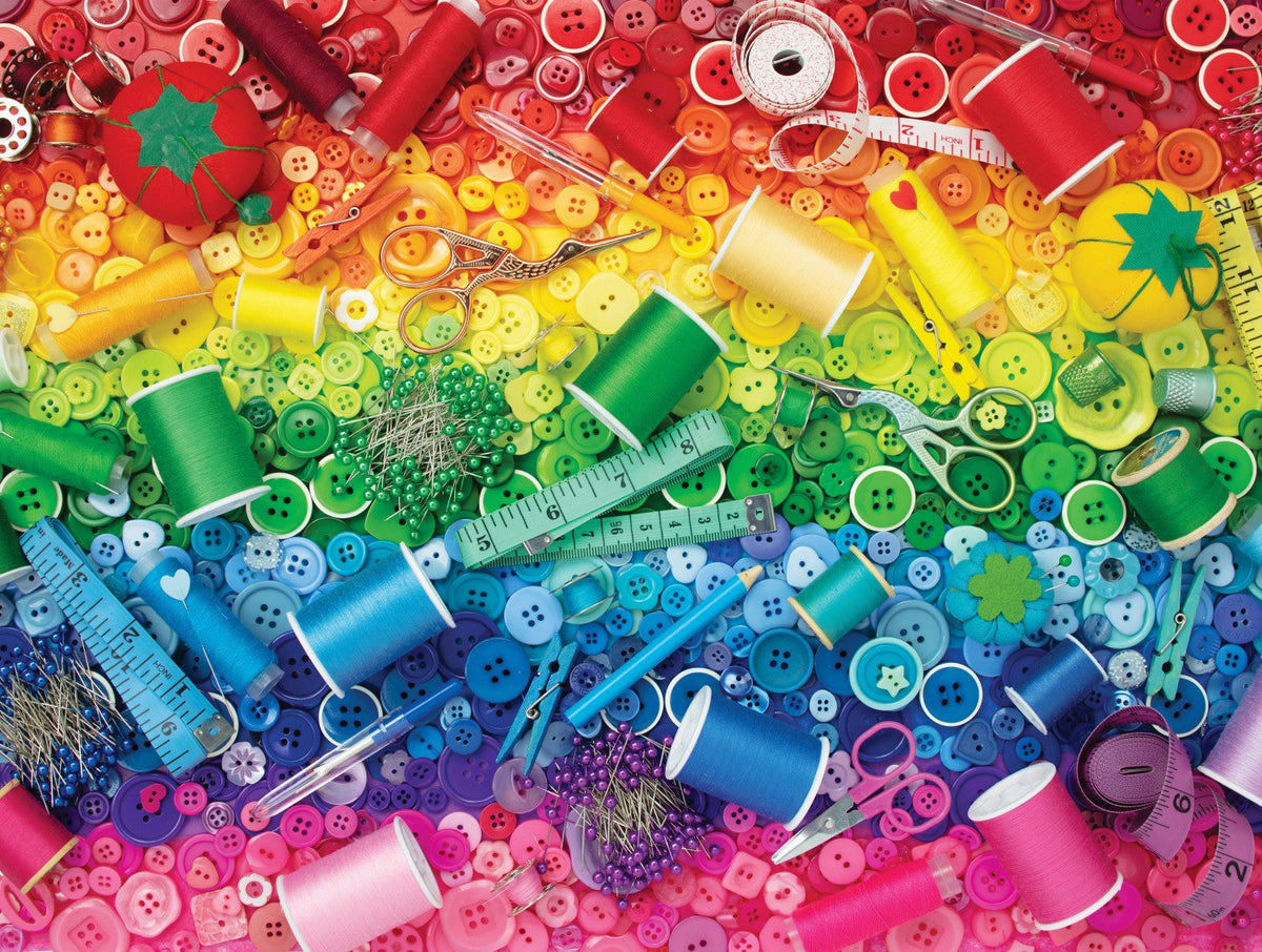 Puzzle « Arc-en-ciel de couture » – 500 pièces