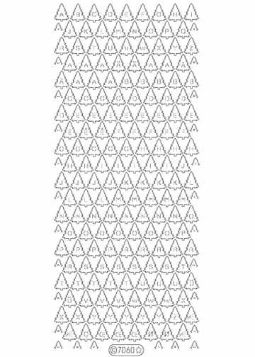 Deco Stickers - Christmas Tree Alphabet
