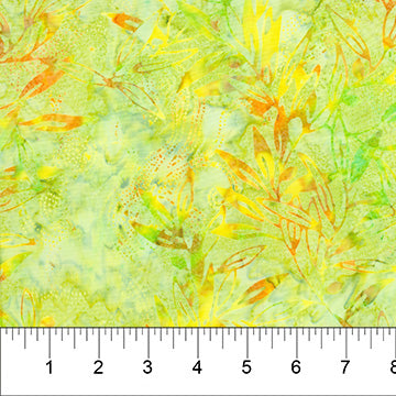 Banyan Batiks - Pavillon Bambou - Feuilles Vert Citron - 80771-51