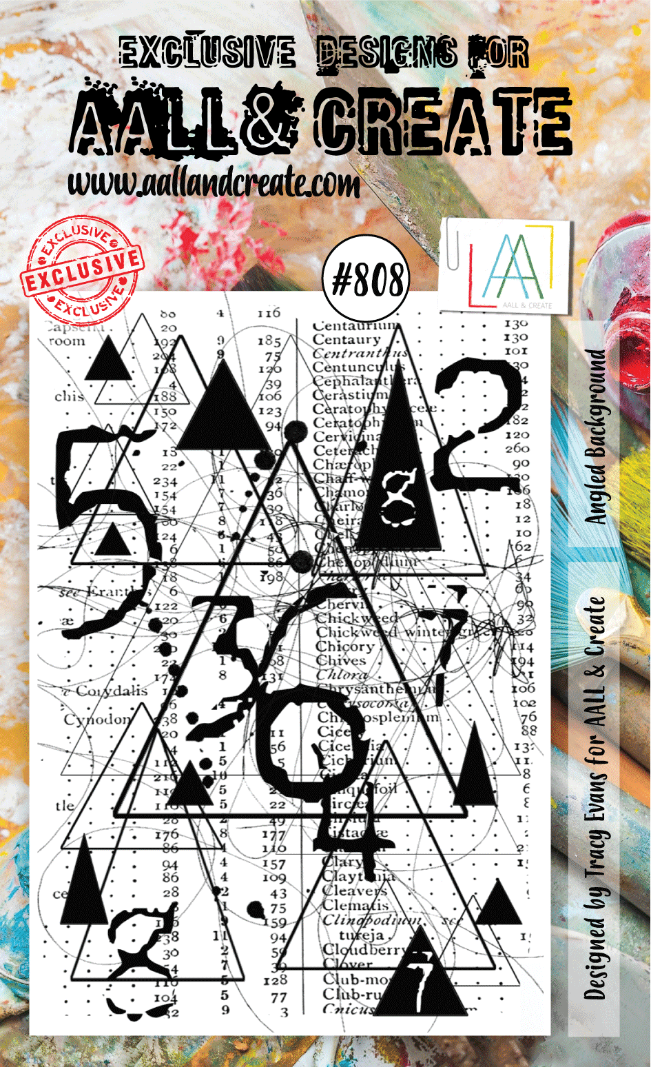 AALL and Create Stamp Set - 808 - Fond incliné