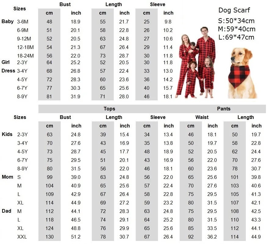 Holiday Together Matching Family Christmas Pajama Set | Family and Pet Pyjamas