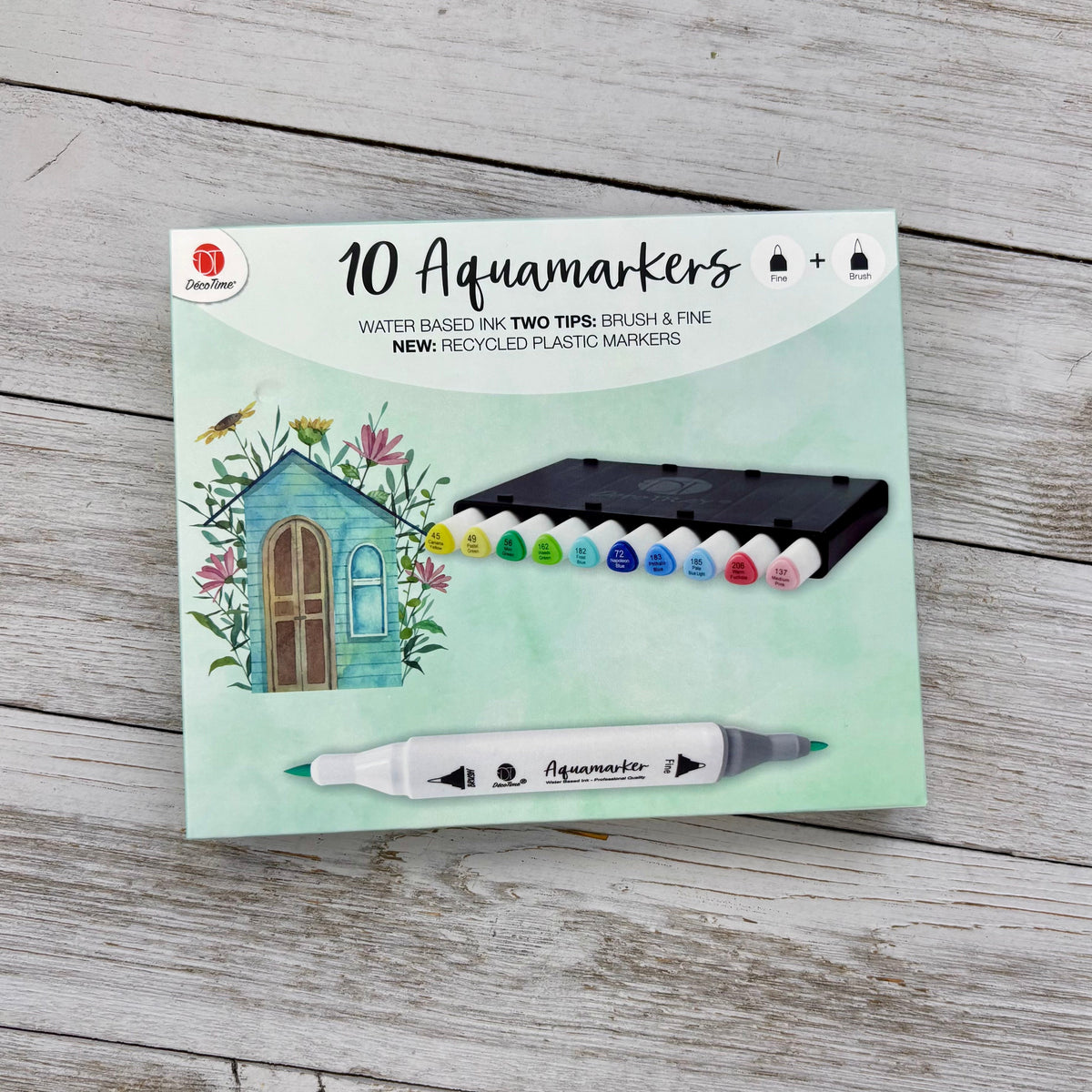 Decotime Aquamarkers - Leafy Brights