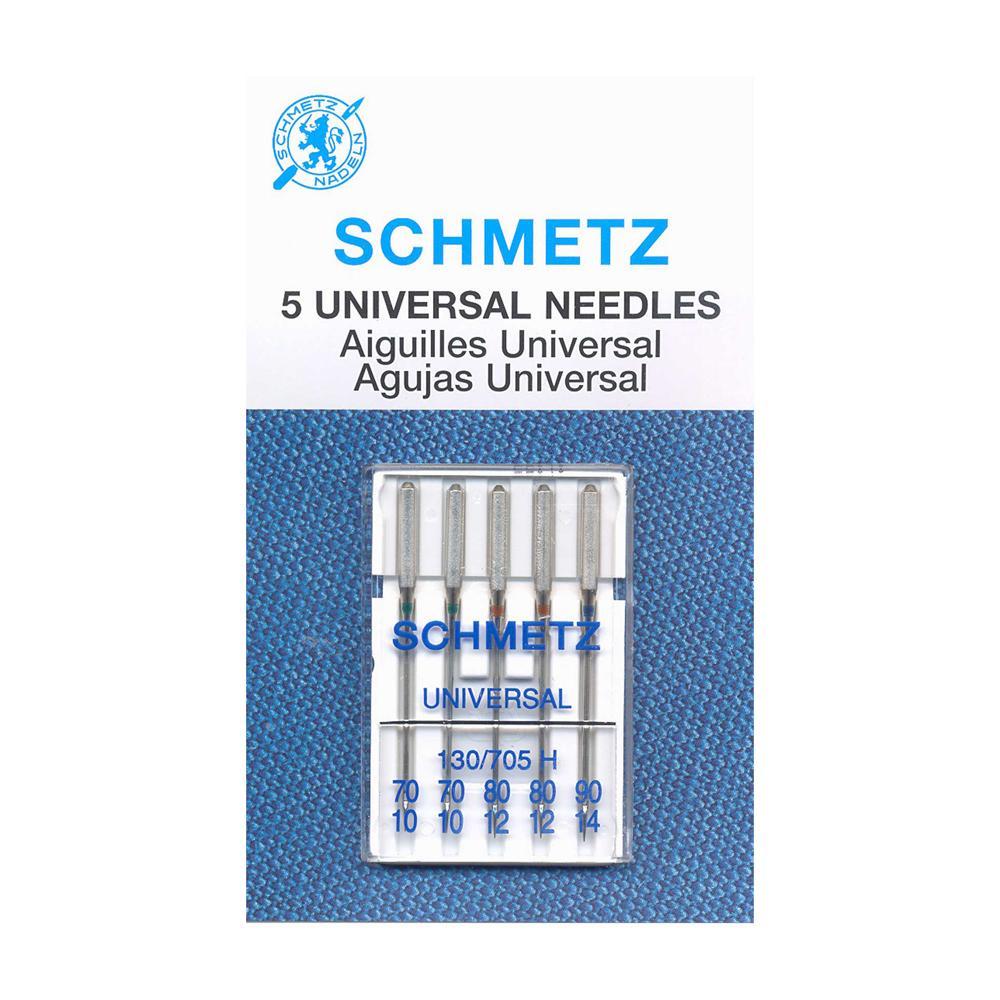 SCHMETZ Aiguilles Universelles Blister #1711 - Assortiment 70-90 - 5 Pièces