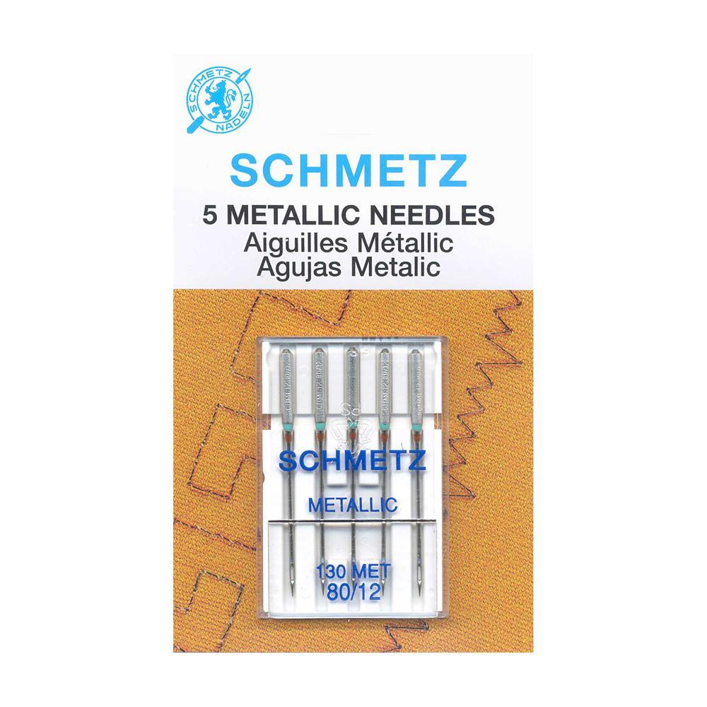 Aiguilles Métalliques SCHMETZ n° 1743 sur carte – 80/12 – 5 pièces