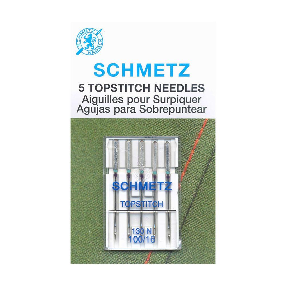 Aiguilles SCHMETZ sur carte surpiqûre - 100/16 - 5 pièces