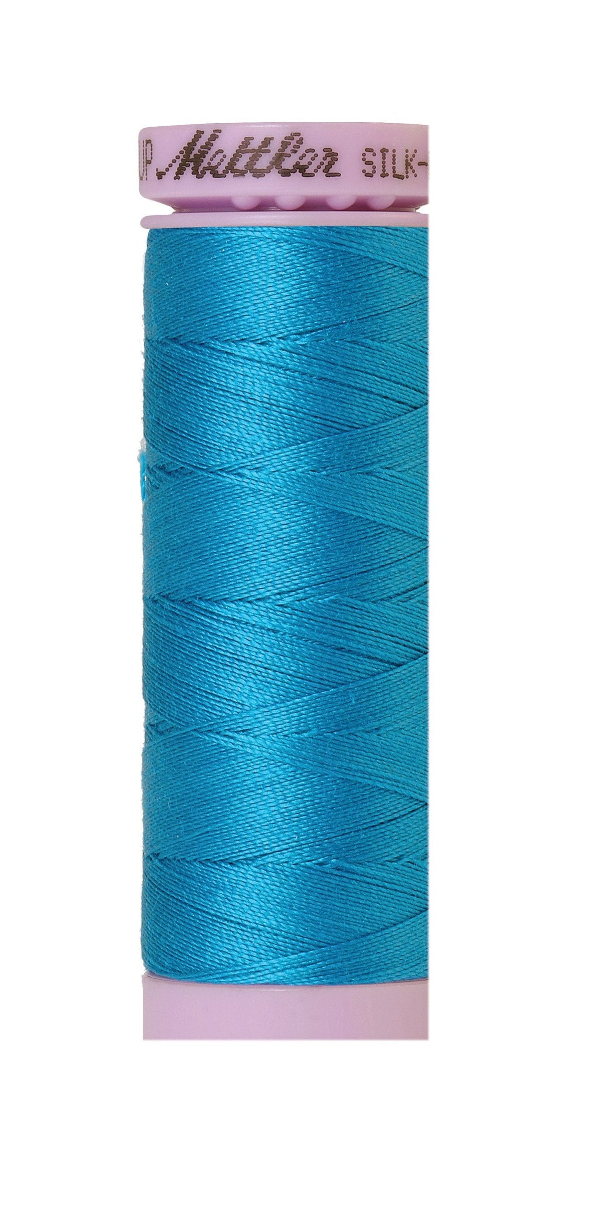Fil de coton Mettler Silk-Finish 50wt, 150 m (164 verges), bleu nuit